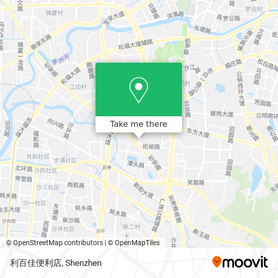 利百佳便利店 map
