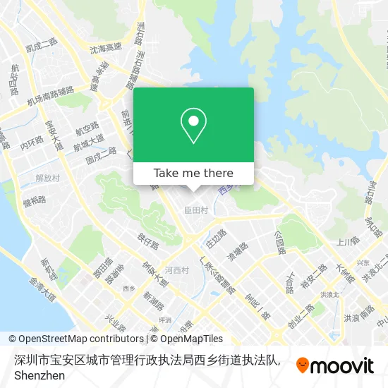 深圳市宝安区城市管理行政执法局西乡街道执法队 map