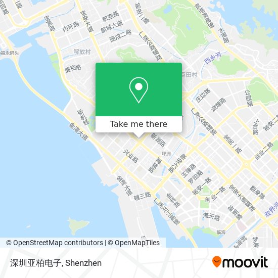 深圳亚柏电子 map