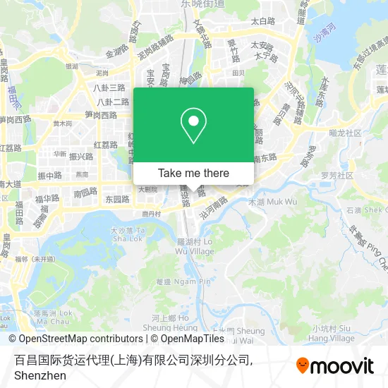 百昌国际货运代理(上海)有限公司深圳分公司 map
