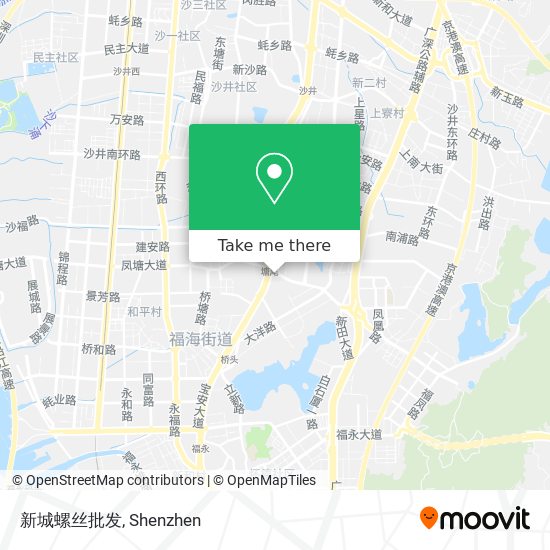 新城螺丝批发 map
