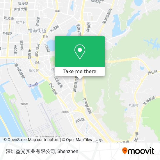 深圳益光实业有限公司 map