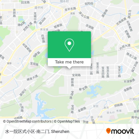 水一院区式小区-南二门 map