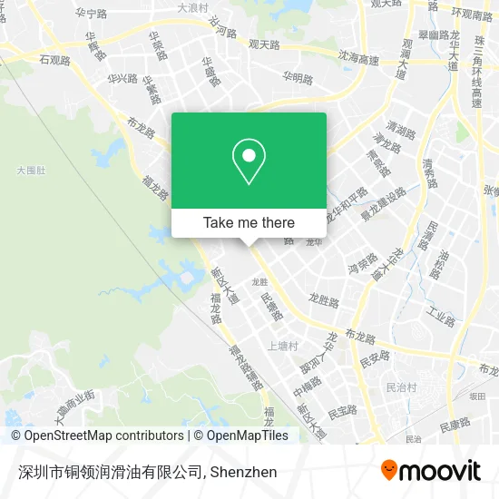 深圳市铜领润滑油有限公司 map