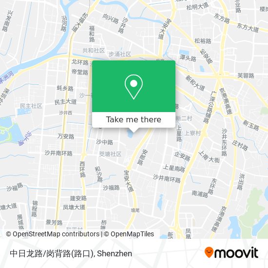 中日龙路/岗背路(路口) map
