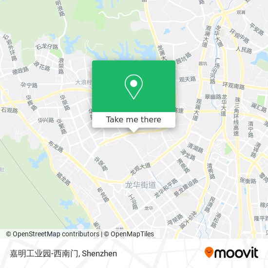 嘉明工业园-西南门 map