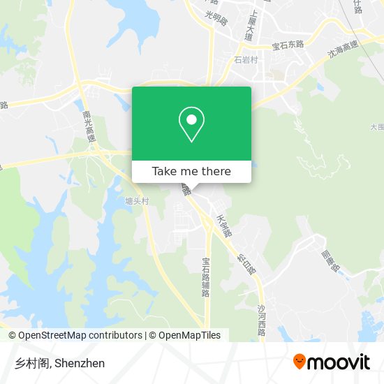 乡村阁 map