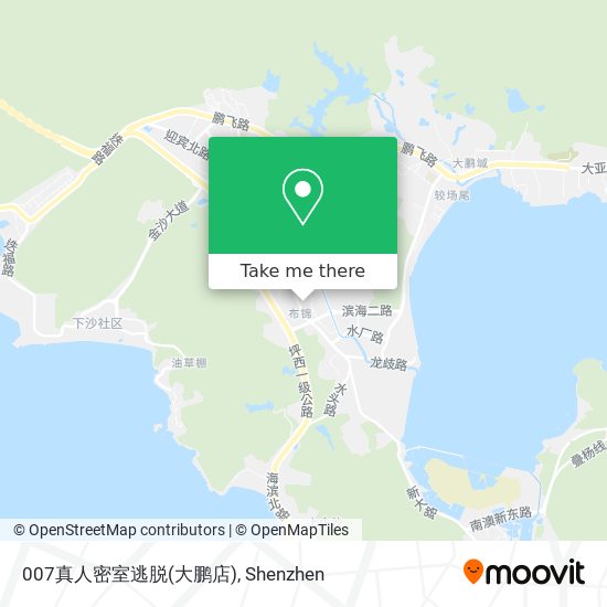007真人密室逃脱(大鹏店) map