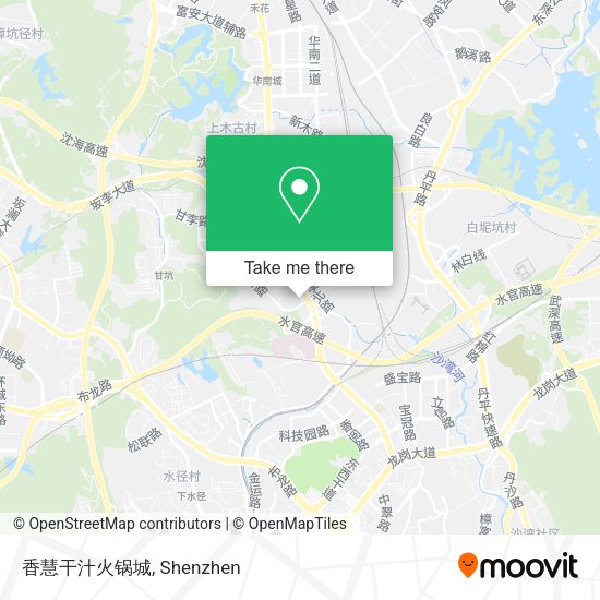 香慧干汁火锅城 map