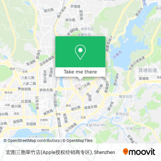 宏图三胞翠竹店(Apple授权经销商专区) map