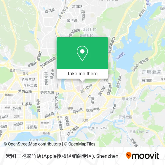 宏图三胞翠竹店(Apple授权经销商专区) map