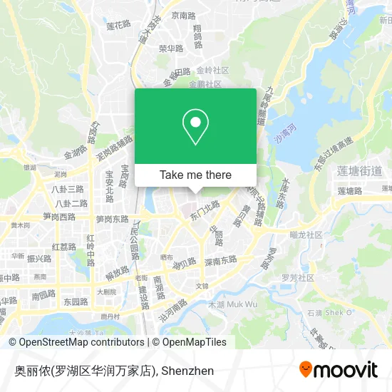 奥丽侬(罗湖区华润万家店) map