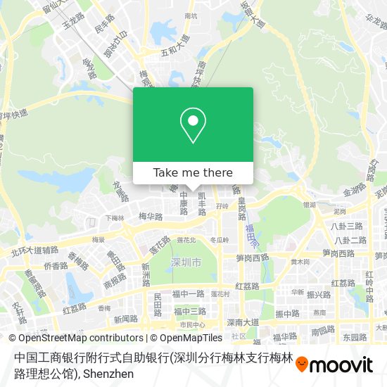 中国工商银行附行式自助银行(深圳分行梅林支行梅林路理想公馆) map