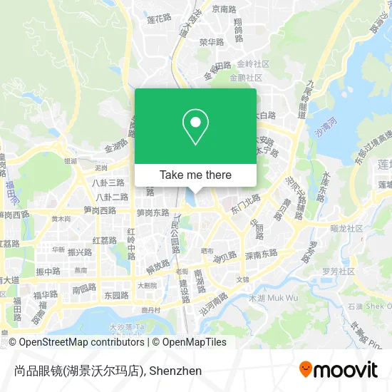 尚品眼镜(湖景沃尔玛店) map