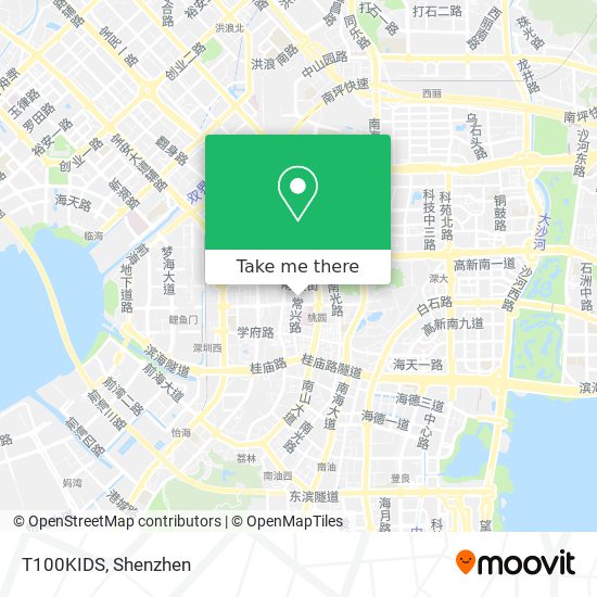 T100KIDS map