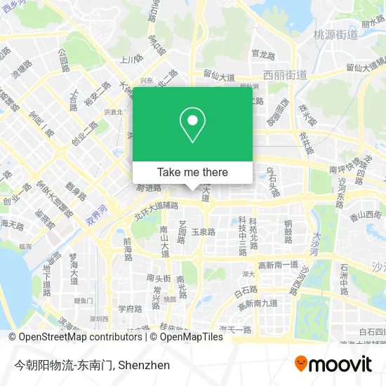 今朝阳物流-东南门 map