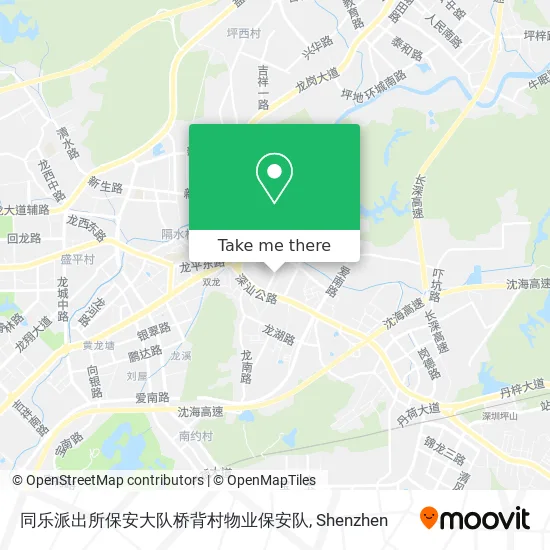同乐派出所保安大队桥背村物业保安队 map