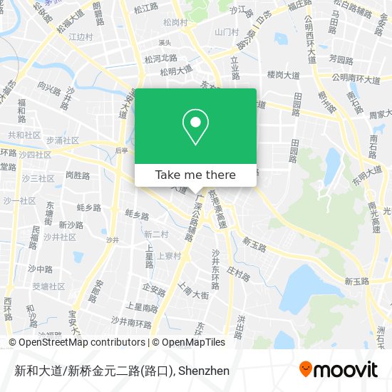 新和大道/新桥金元二路(路口) map