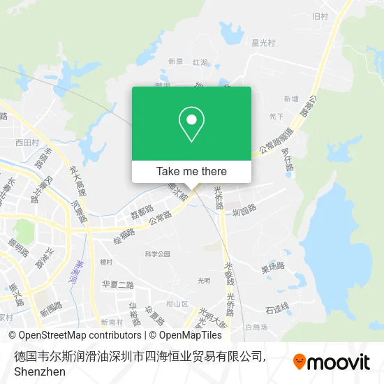 德国韦尔斯润滑油深圳市四海恒业贸易有限公司 map