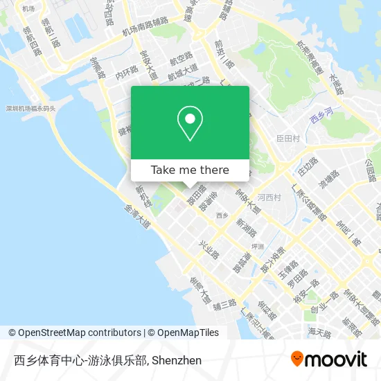 西乡体育中心-游泳俱乐部 map