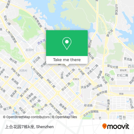 上合花园7栋k座 map