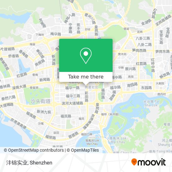 沣锦实业 map