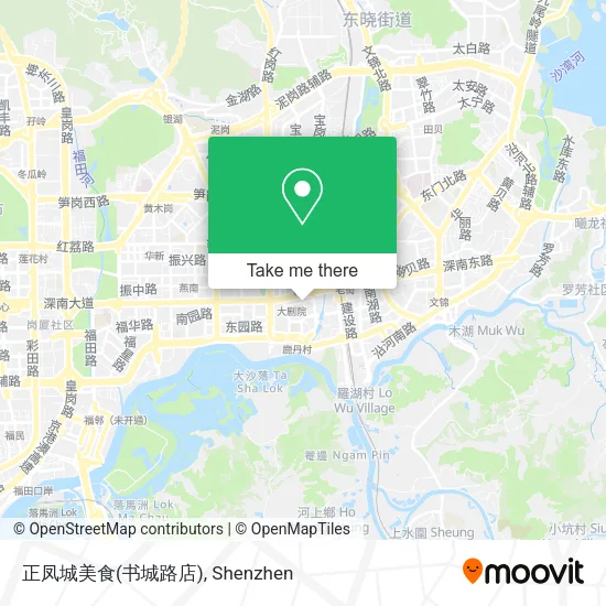 正凤城美食(书城路店) map