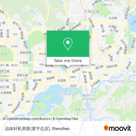 品味轩私房菜(寰宇总店) map