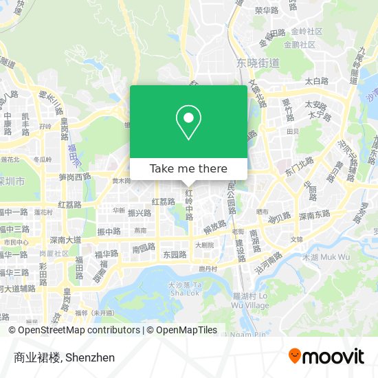 商业裙楼 map