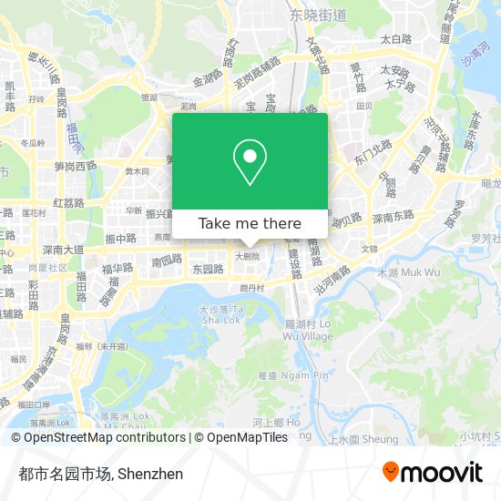 都市名园市场 map