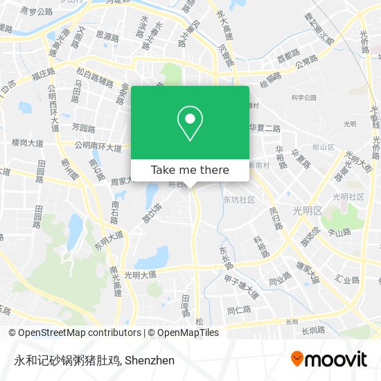 永和记砂锅粥猪肚鸡 map