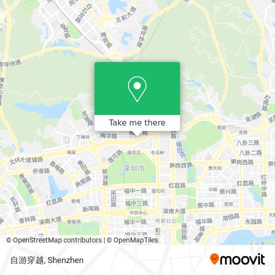 自游穿越 map