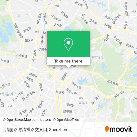 清丽路与清祥路交叉口 map