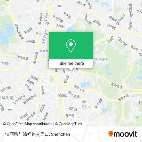 清丽路与清祥路交叉口 map