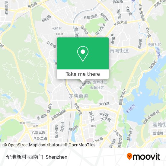 华港新村-西南门 map