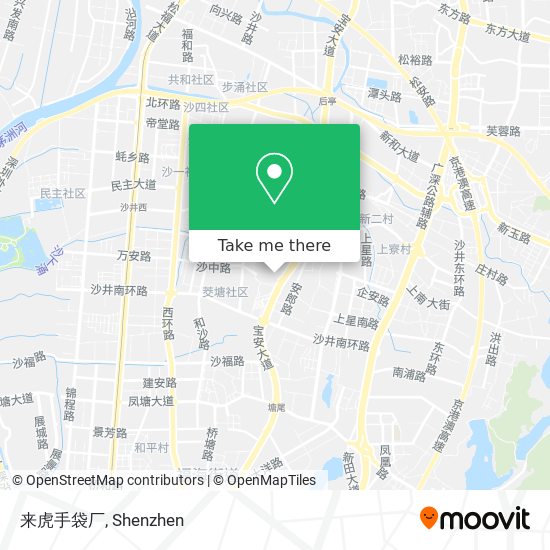 来虎手袋厂 map