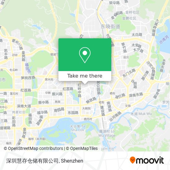 深圳慧存仓储有限公司 map