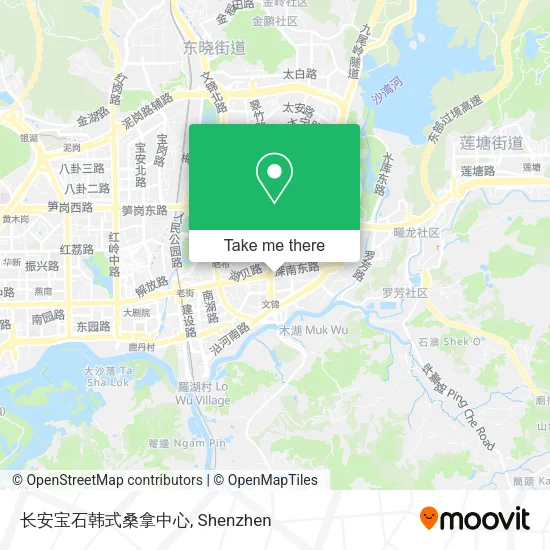 长安宝石韩式桑拿中心 map