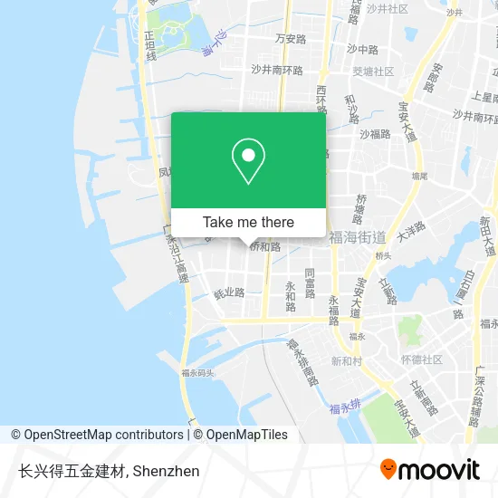长兴得五金建材 map