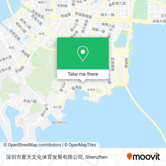 深圳市夏天文化体育发展有限公司 map