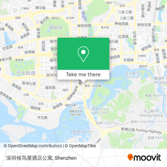 深圳候鸟屋酒店公寓 map