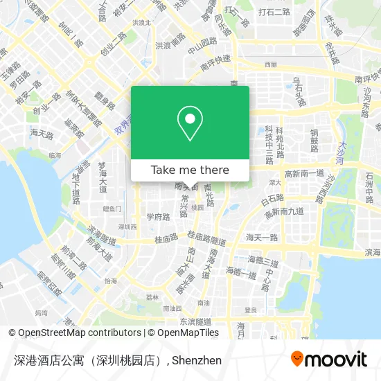 深港酒店公寓（深圳桃园店） map