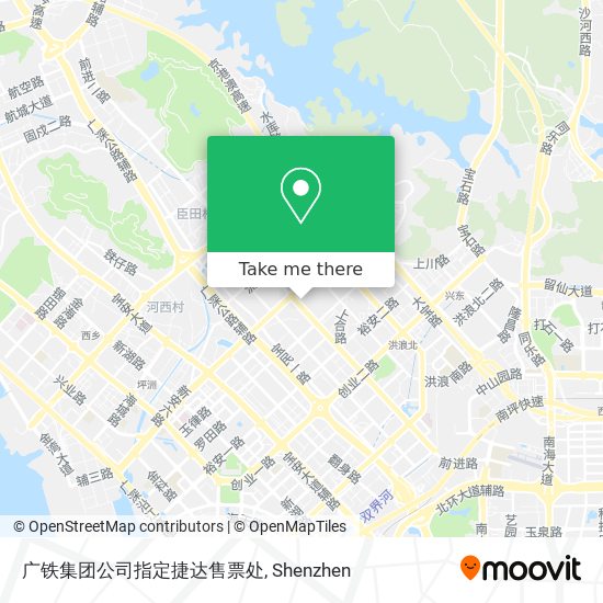 广铁集团公司指定捷达售票处 map