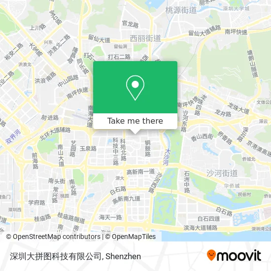 深圳大拼图科技有限公司 map