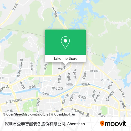 深圳市鼎泰智能装备股份有限公司 map