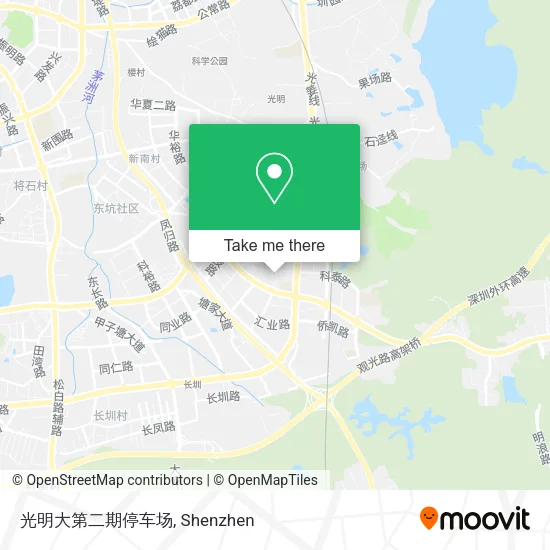 光明大第二期停车场 map