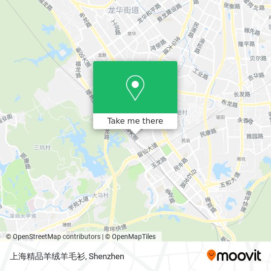 上海精品羊绒羊毛衫 map