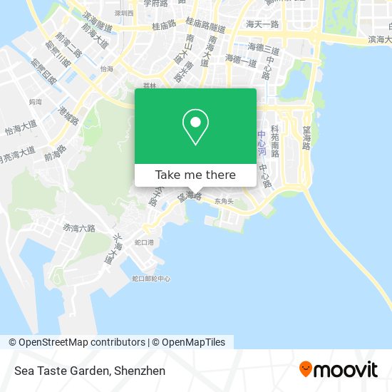 Sea Taste Garden map
