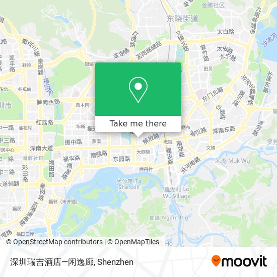 深圳瑞吉酒店—闲逸廊 map