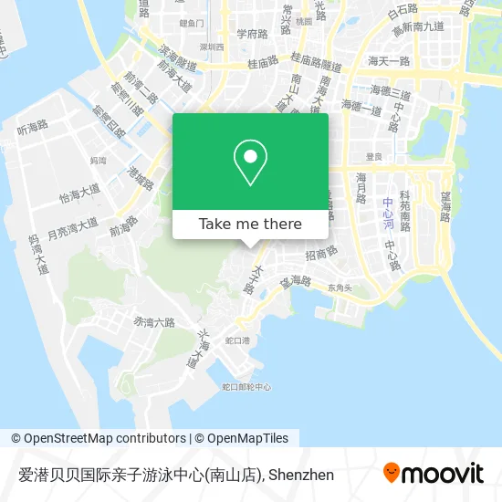 爱潜贝贝国际亲子游泳中心(南山店) map